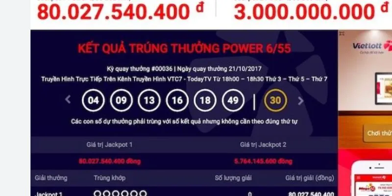 Cách tính giải Vietlott giúp xác định giá trị tiền thưởng